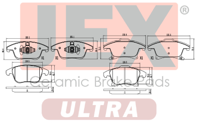 أمامي فحمات سيراميك JEX ULTRA ألتر D1653-8882U