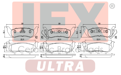 خلفي فحمات سيراميك JEX ULTRA ألتر D932-7835U